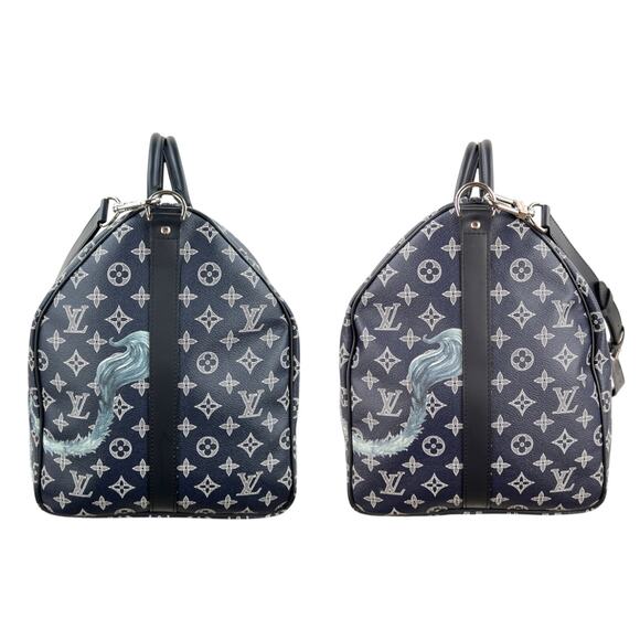 Louis Vuitton Chapman Brothers Monogram Keepall 55 Travel Bag - Picture 3 of 7